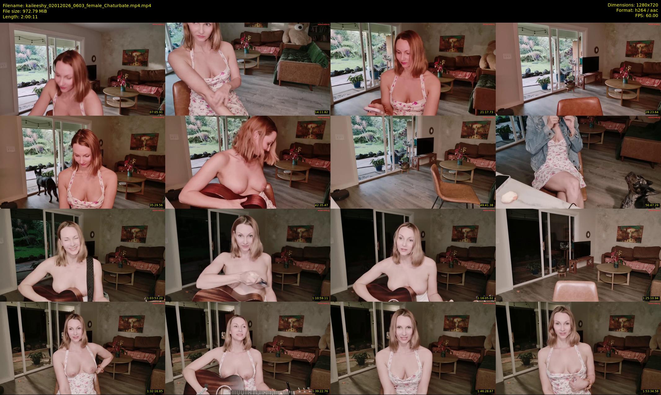 kaileeshy — 121 minute Chaturbate female cam show recording, 720p, Jan 2, 2026