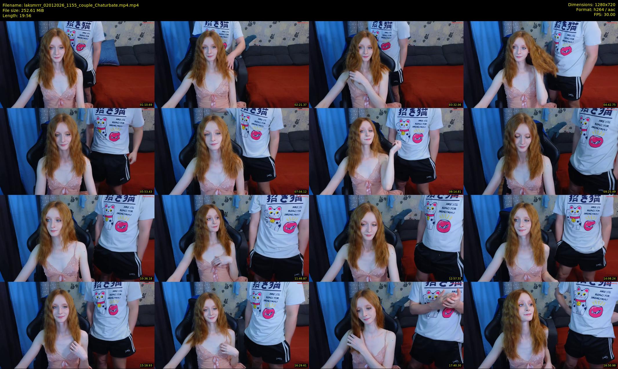 laksmrrr — 20 minute Chaturbate couple cam show recording, 720p, Jan 2, 2026