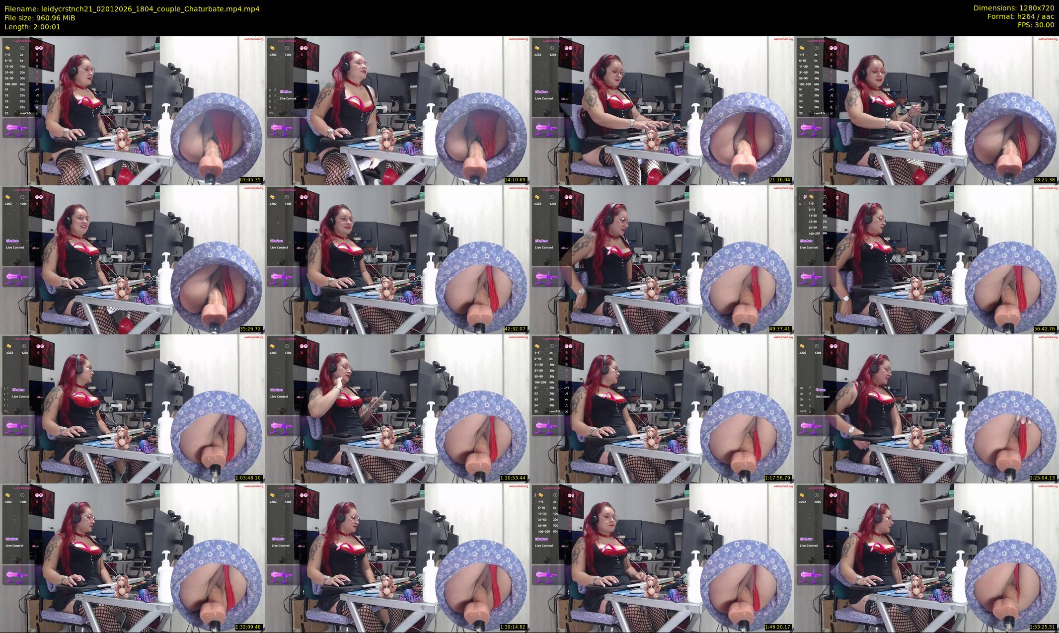 leidycrstnch21 — 121 minute Chaturbate female cam show recording, 720p, Jan 2, 2026