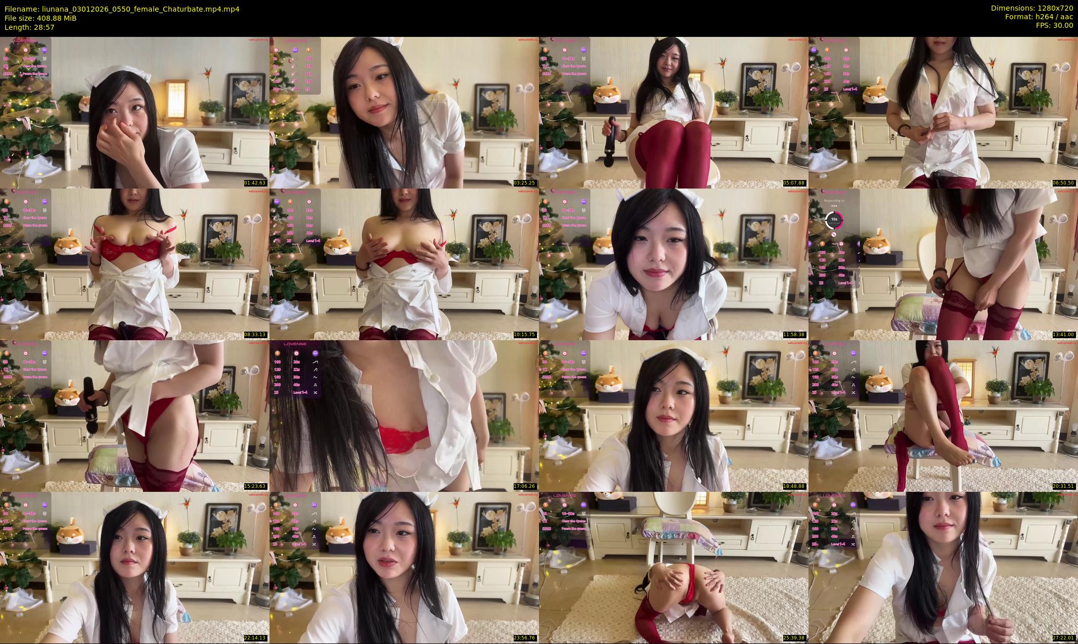 liunana — 29 minute Chaturbate female cam show recording, 720p, Jan 3, 2026