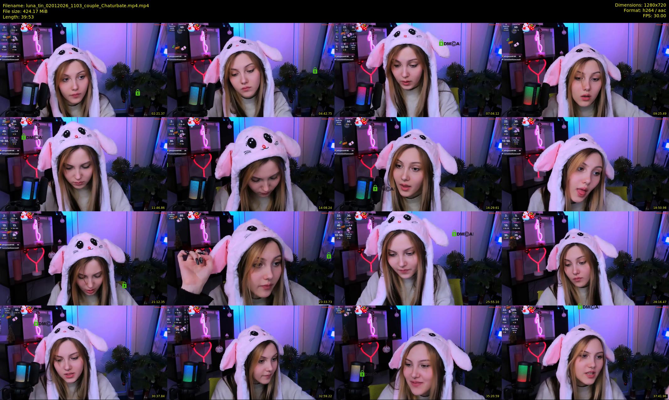 luna_tin — 40 minute Chaturbate couple cam show recording, 720p, Jan 2, 2026