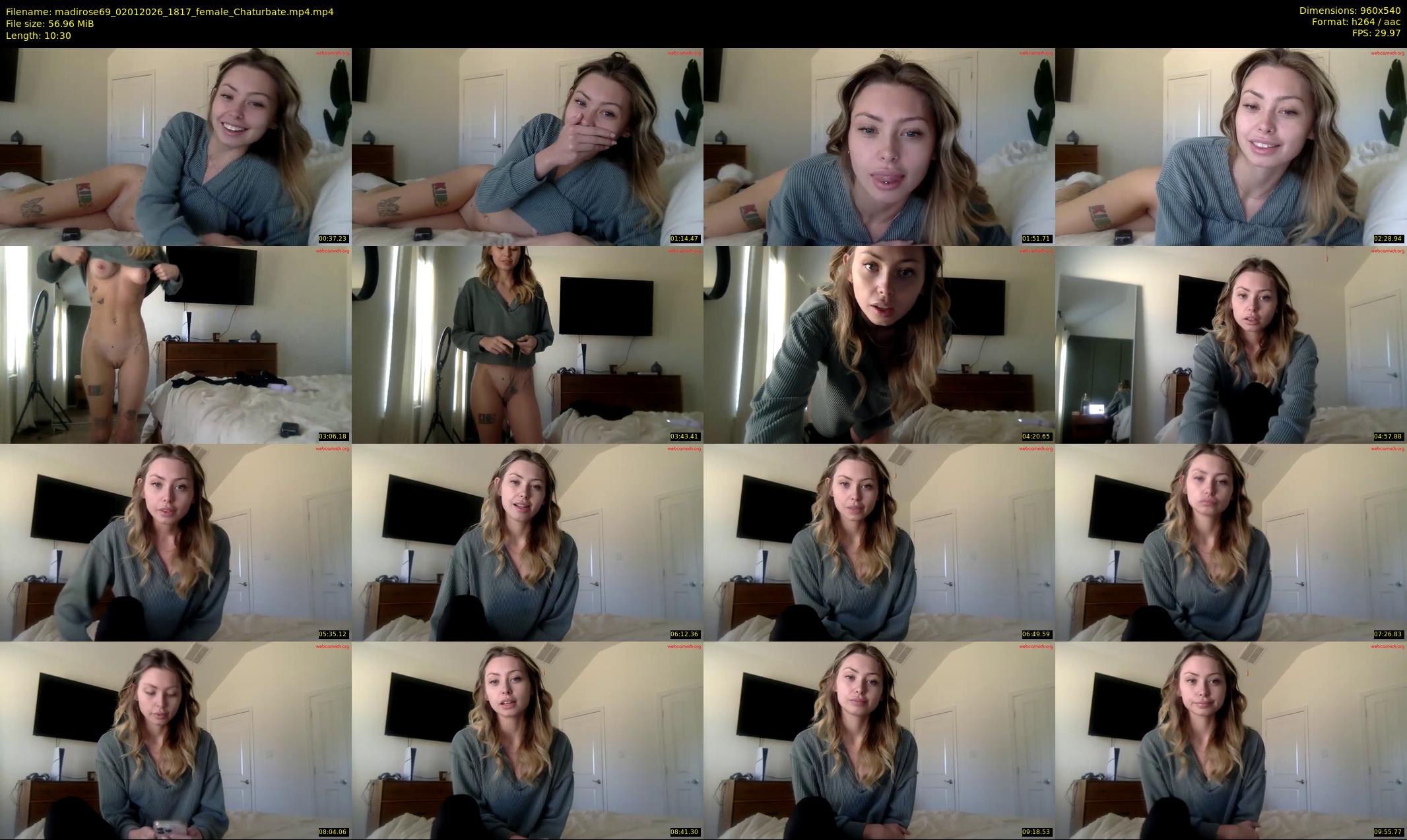madirose69 — 11 minute Chaturbate female cam show recording, 480p, Jan 2, 2026