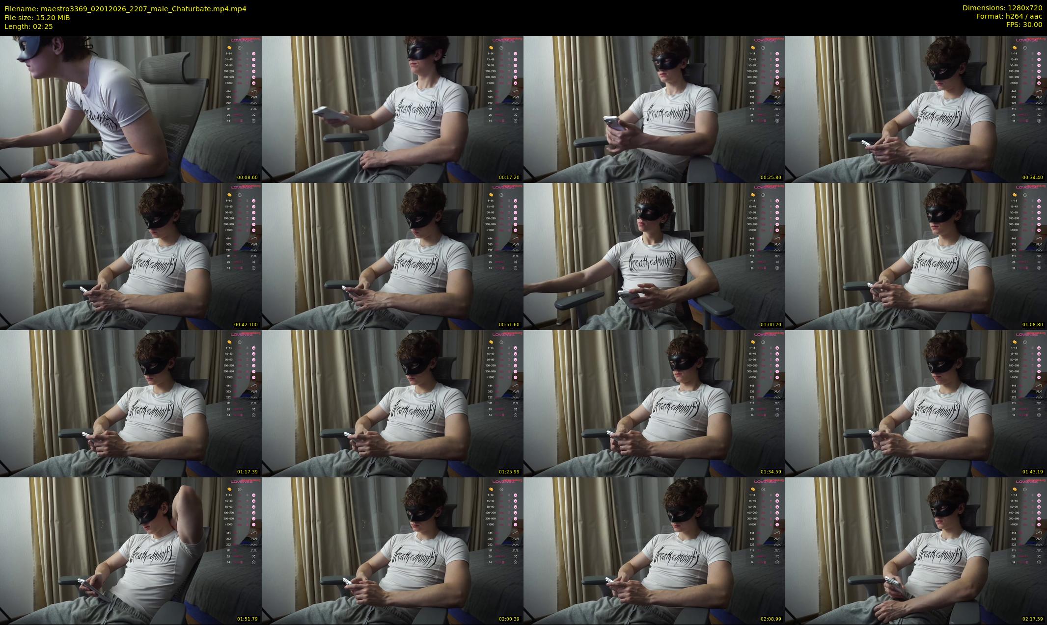 maestro3369 — 3 minute Chaturbate male cam show recording, 720p, Jan 2, 2026