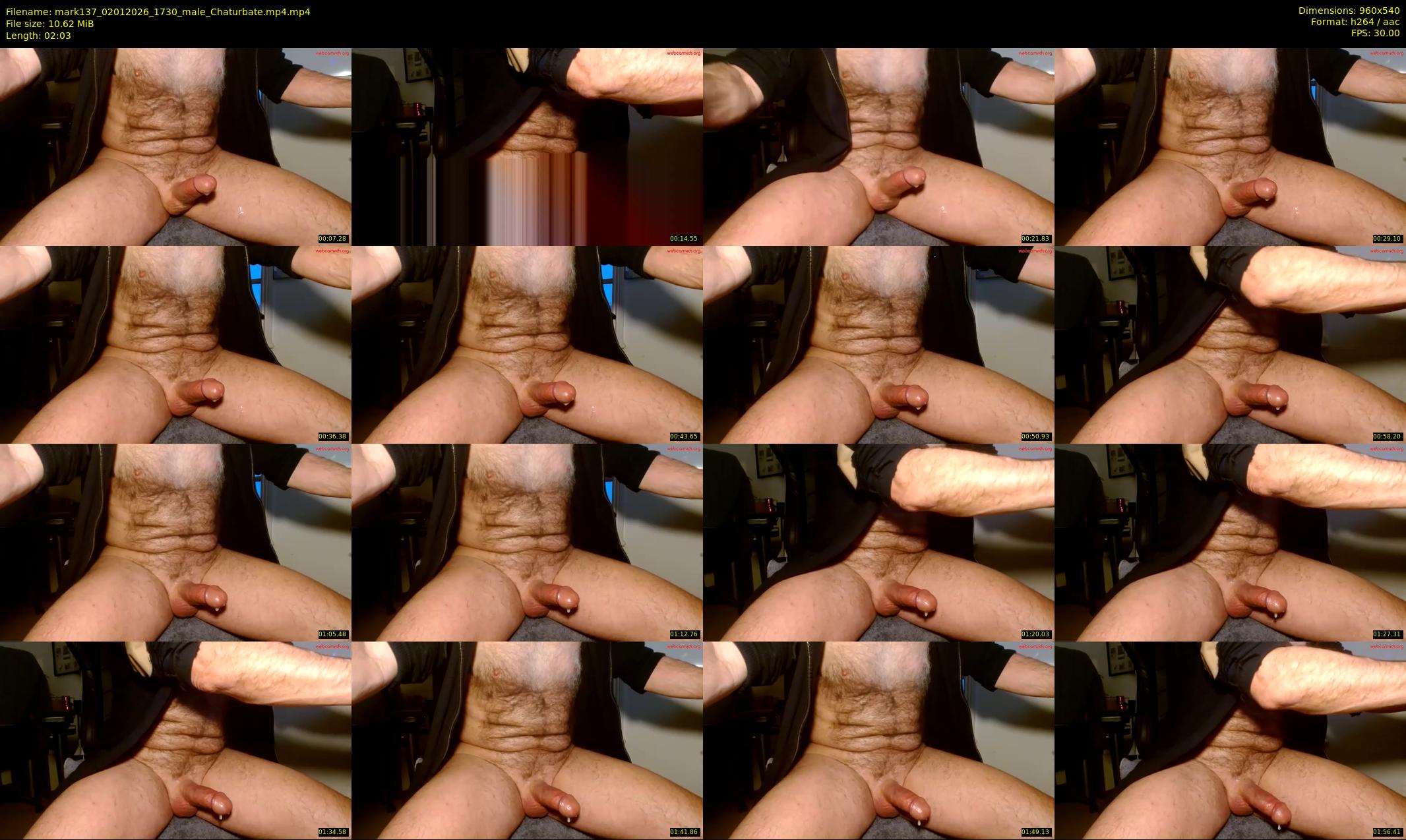 mark137 — 3 minute Chaturbate male cam show recording, 480p, Jan 2, 2026