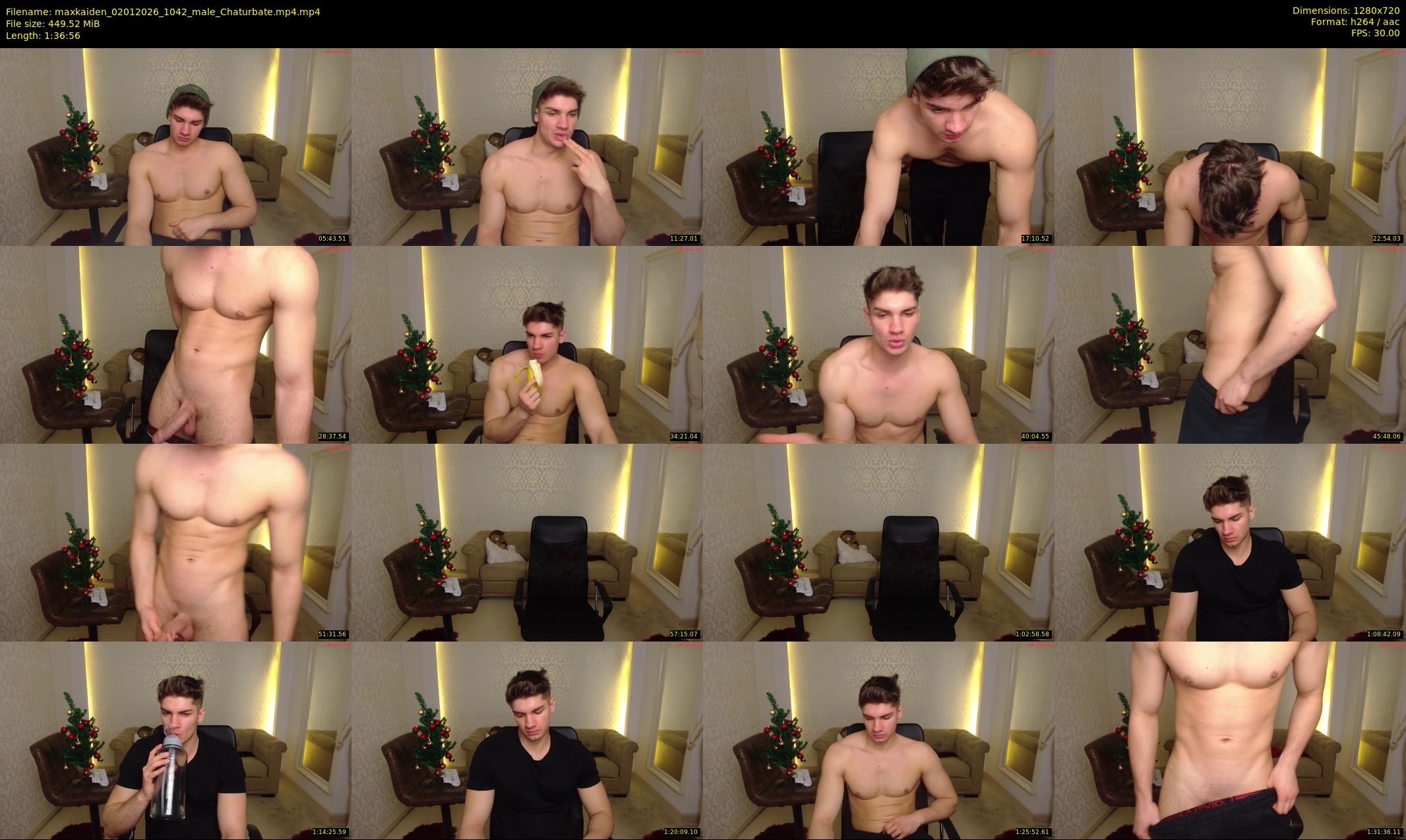 maxkaiden — 97 minute Chaturbate male cam show recording, 720p, Jan 2, 2026