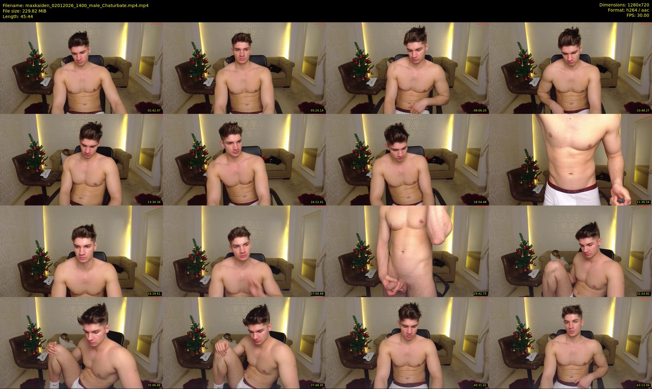 maxkaiden — 46 minute Chaturbate male cam show recording, 720p, Jan 2, 2026