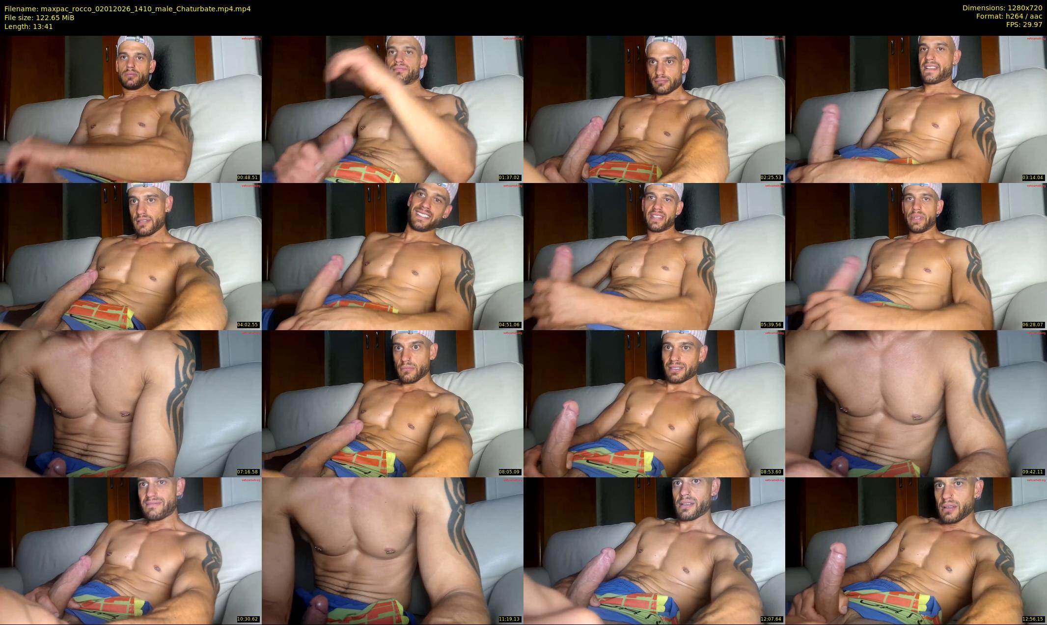 maxpac_rocco — 14 minute Chaturbate male cam show recording, 720p, Jan 2, 2026