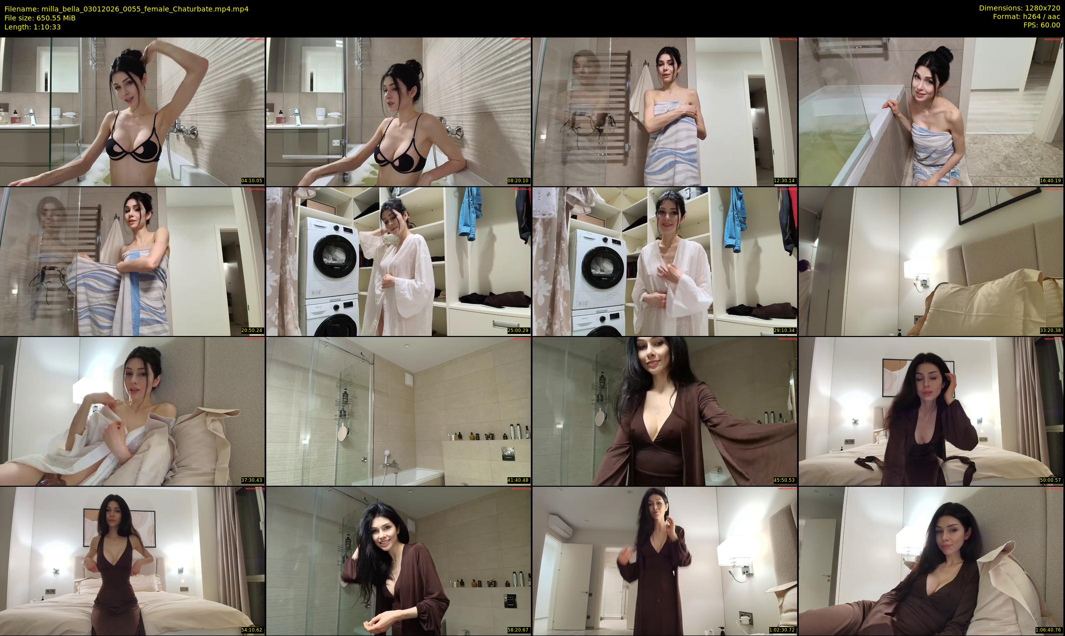 milla_bella — 71 minute Chaturbate female cam show recording, 720p, Jan 3, 2026