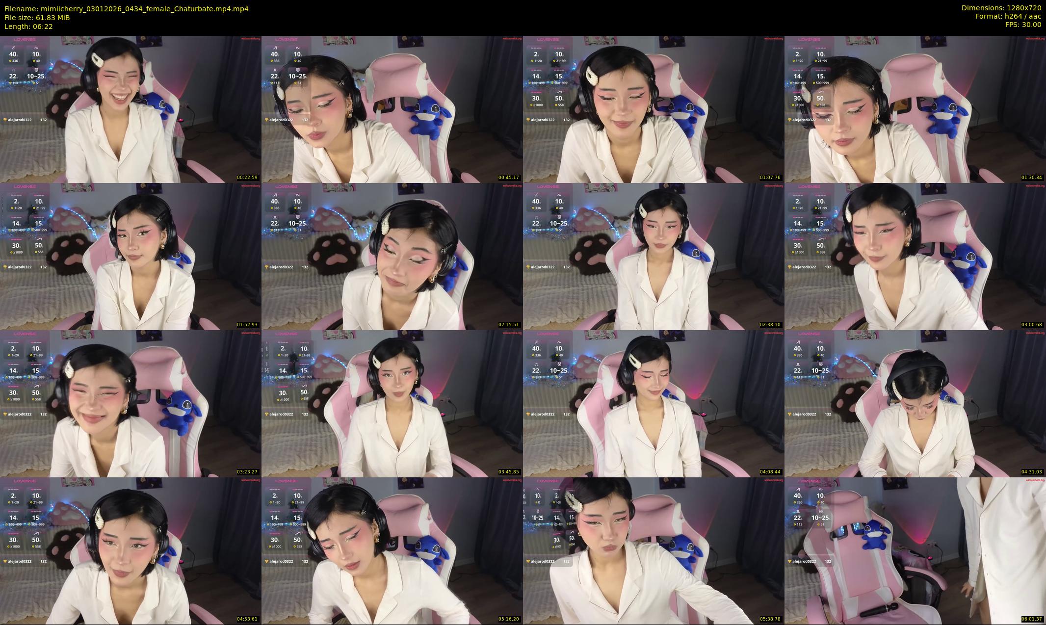 mimiicherry — 7 minute Chaturbate female cam show recording, 720p, Jan 3, 2026