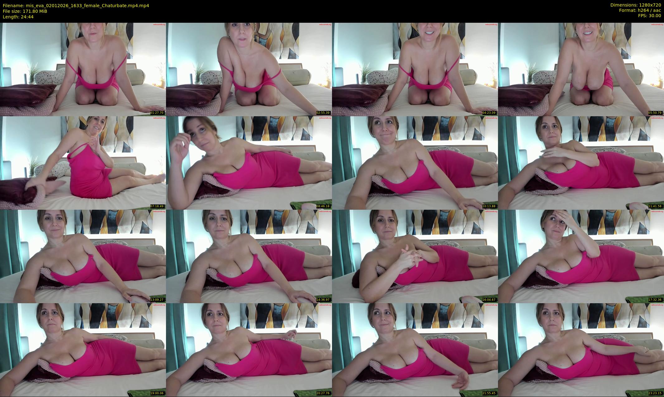 mis_eva — 25 minute Chaturbate female cam show recording, 720p, Jan 2, 2026