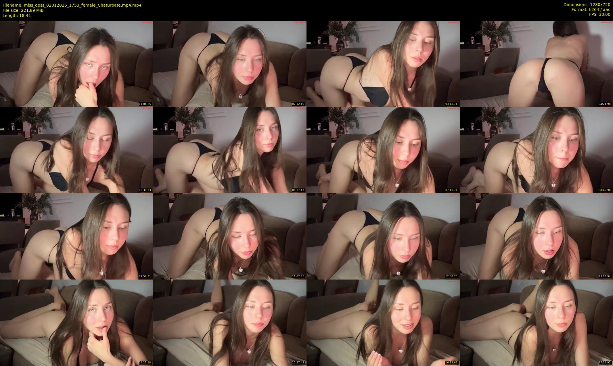 miss_opss — 19 minute Chaturbate female cam show recording, 720p, Jan 2, 2026
