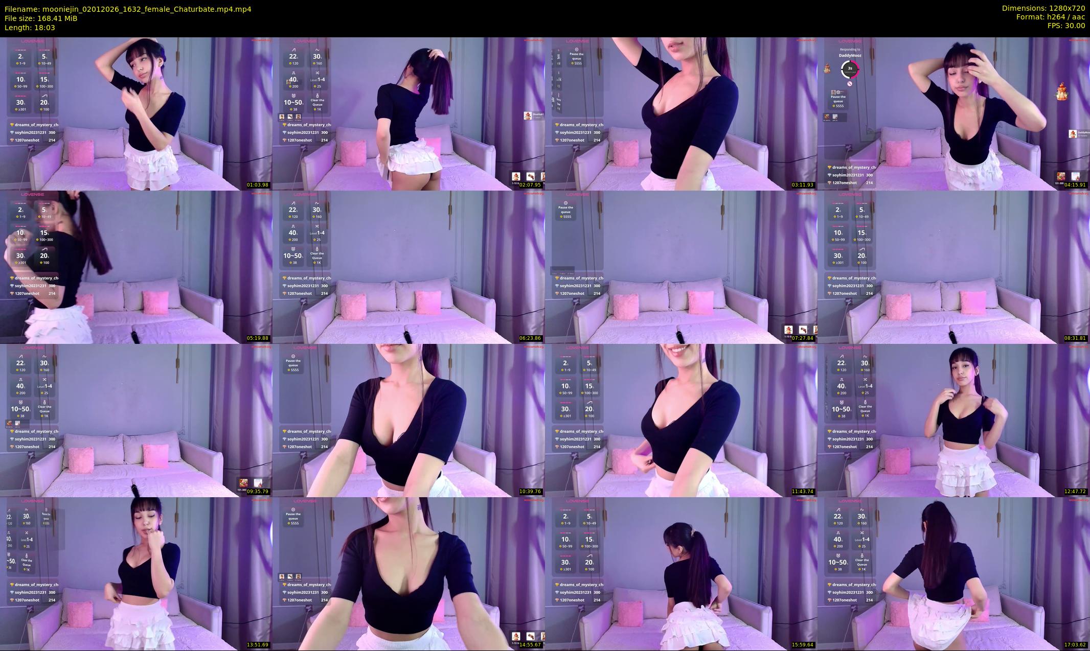 mooniejin — 19 minute Chaturbate female cam show recording, 720p, Jan 2, 2026