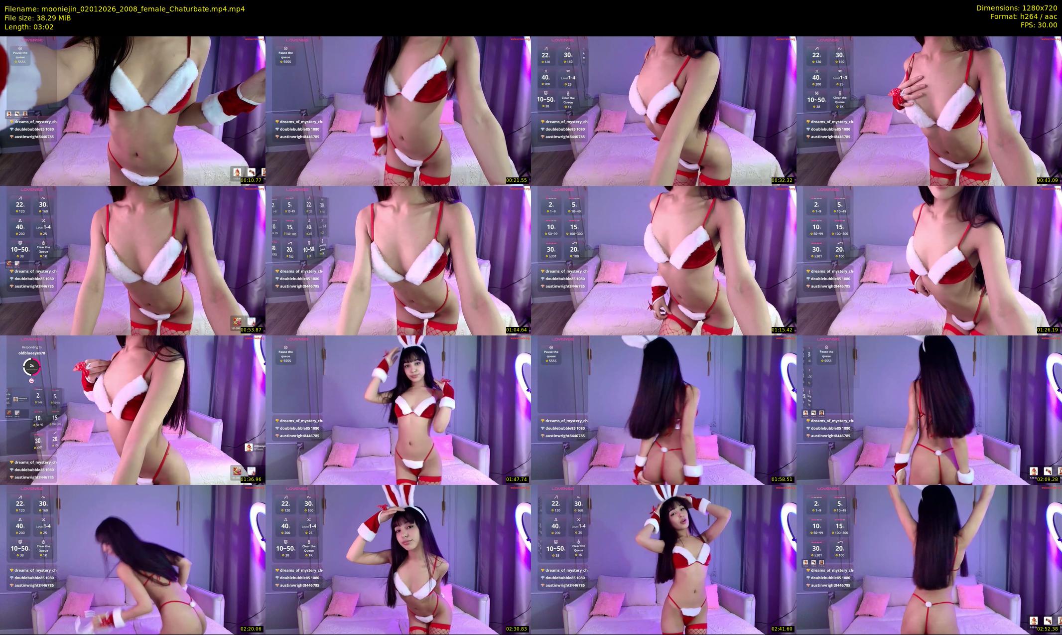 mooniejin — 4 minute Chaturbate female cam show recording, 720p, Jan 2, 2026