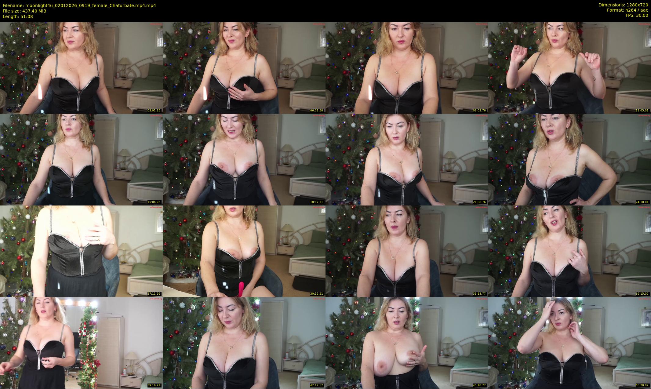 moonlight4u — 52 minute Chaturbate female cam show recording, 720p, Jan 2, 2026