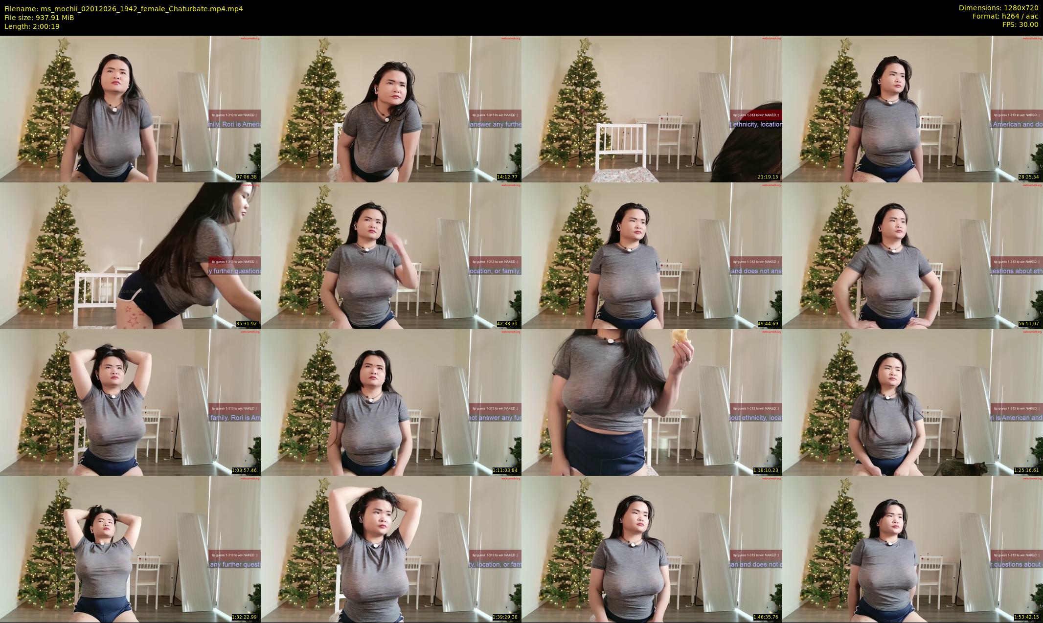 ms_mochii — 121 minute Chaturbate female cam show recording, 720p, Jan 2, 2026