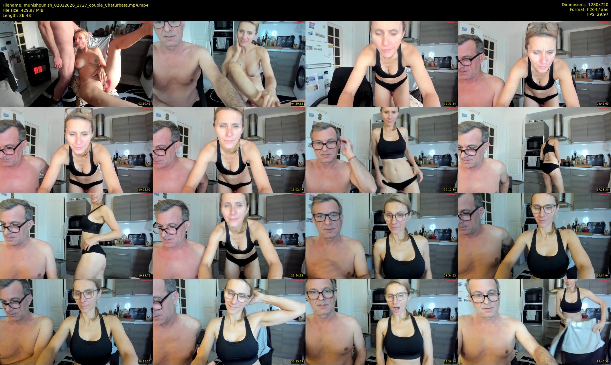 munishpunish — 37 minute Chaturbate couple cam show recording, 720p, Jan 2, 2026