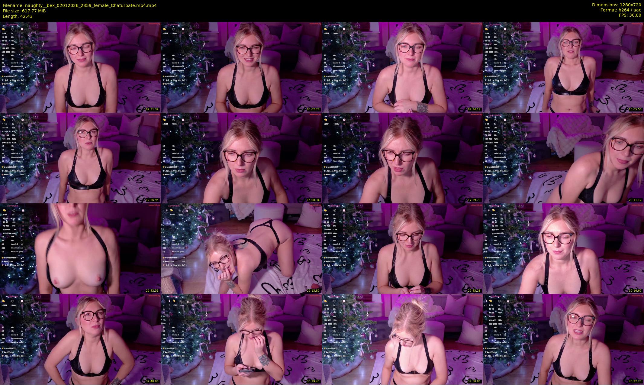 naughty__bex — 43 minute Chaturbate female cam show recording, 720p, Jan 2, 2026