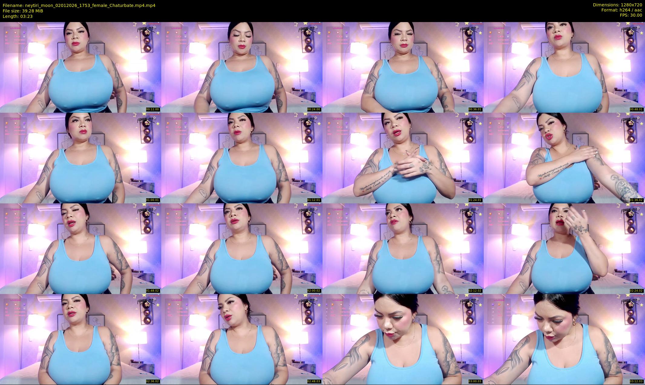 neytiri_moon — 4 minute Chaturbate female cam show recording, 720p, Jan 2, 2026
