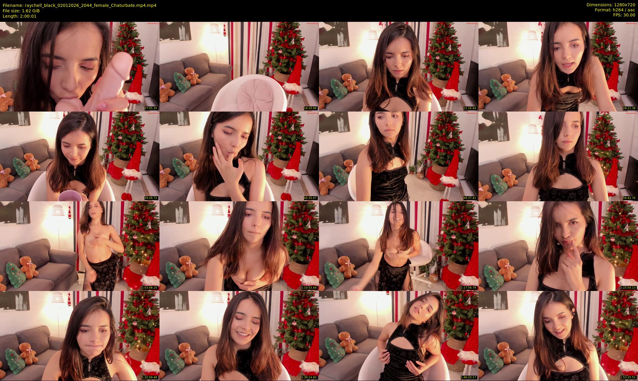 raychell_black — 121 minute Chaturbate female cam show recording, 720p, Jan 2, 2026