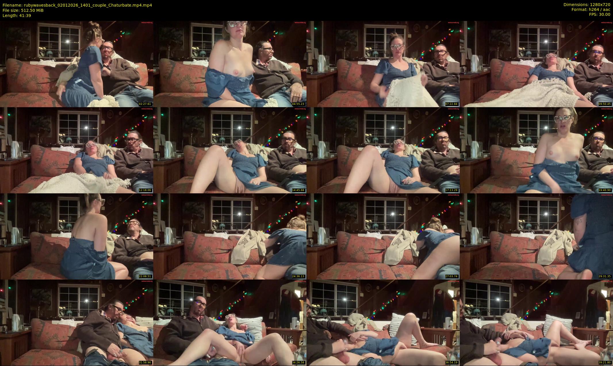 rubywavesback — 42 minute Chaturbate couple cam show recording, 720p, Jan 2, 2026