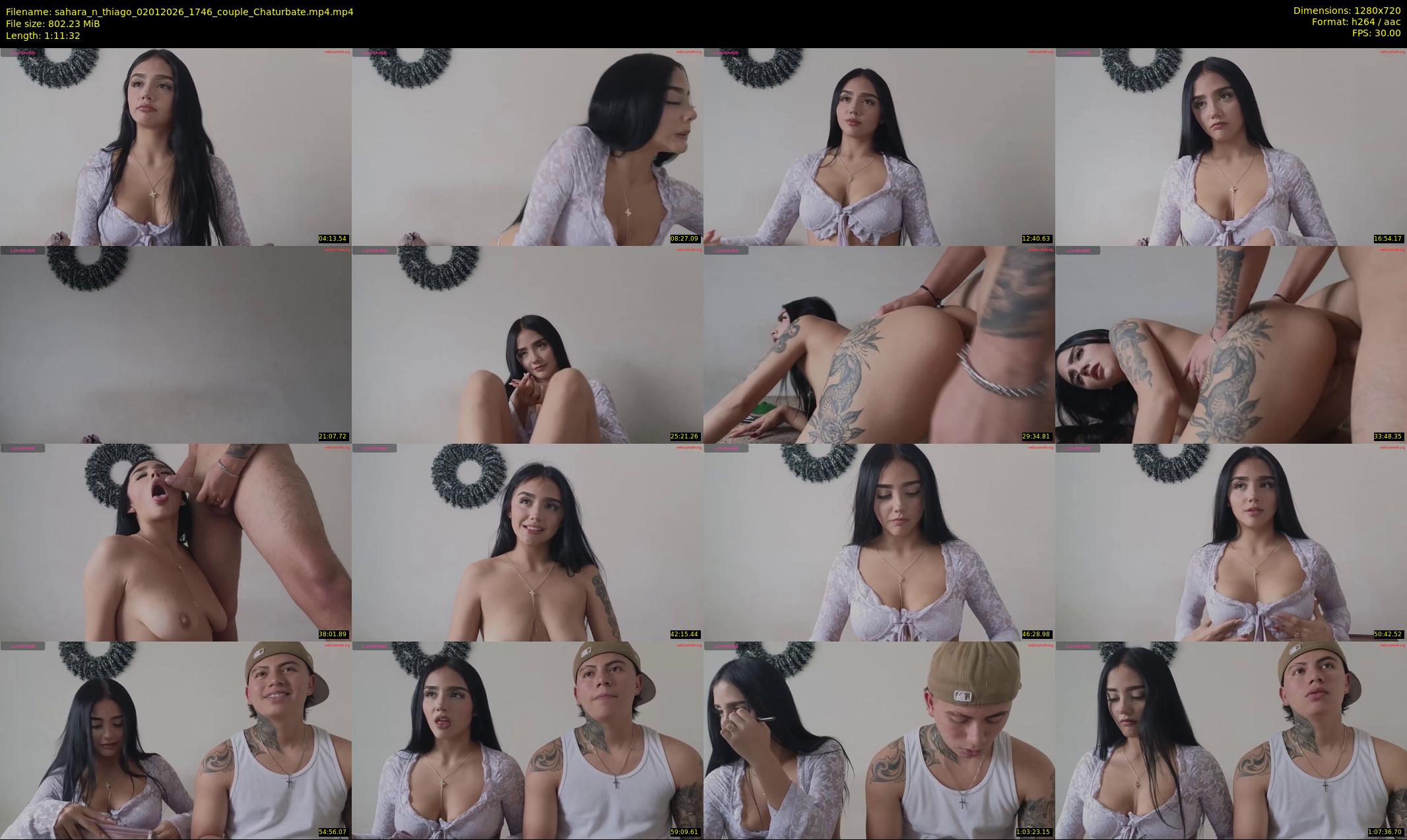 sahara_n_thiago — 72 minute Chaturbate couple cam show recording, 720p, Jan 2, 2026