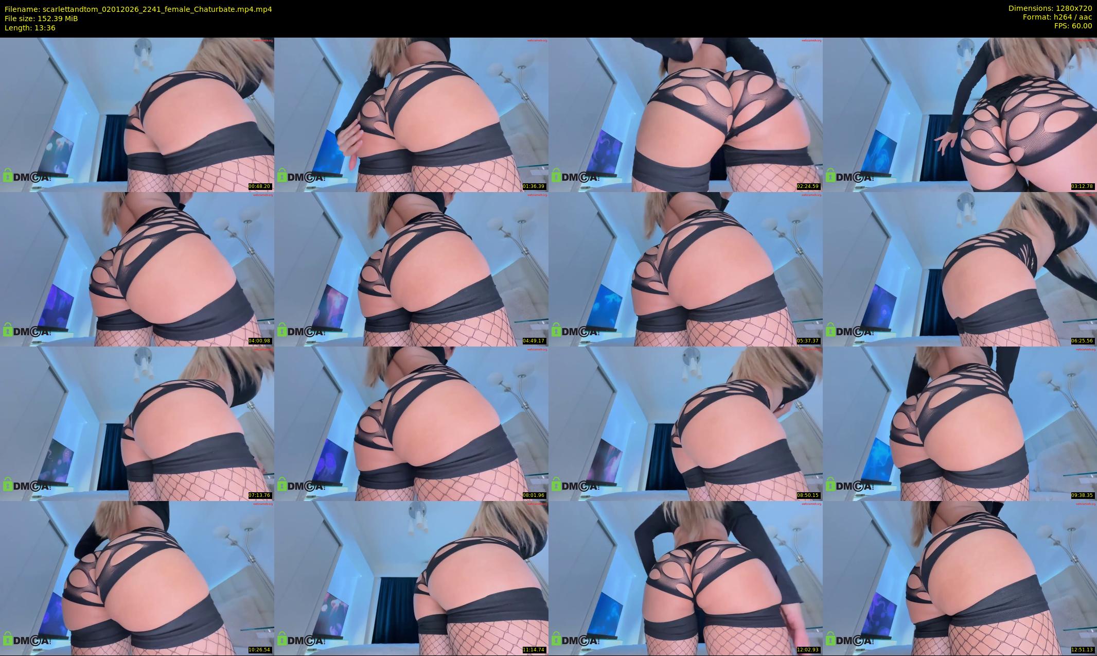 scarlettandtom — 14 minute Chaturbate couple cam show recording, 720p, Jan 2, 2026