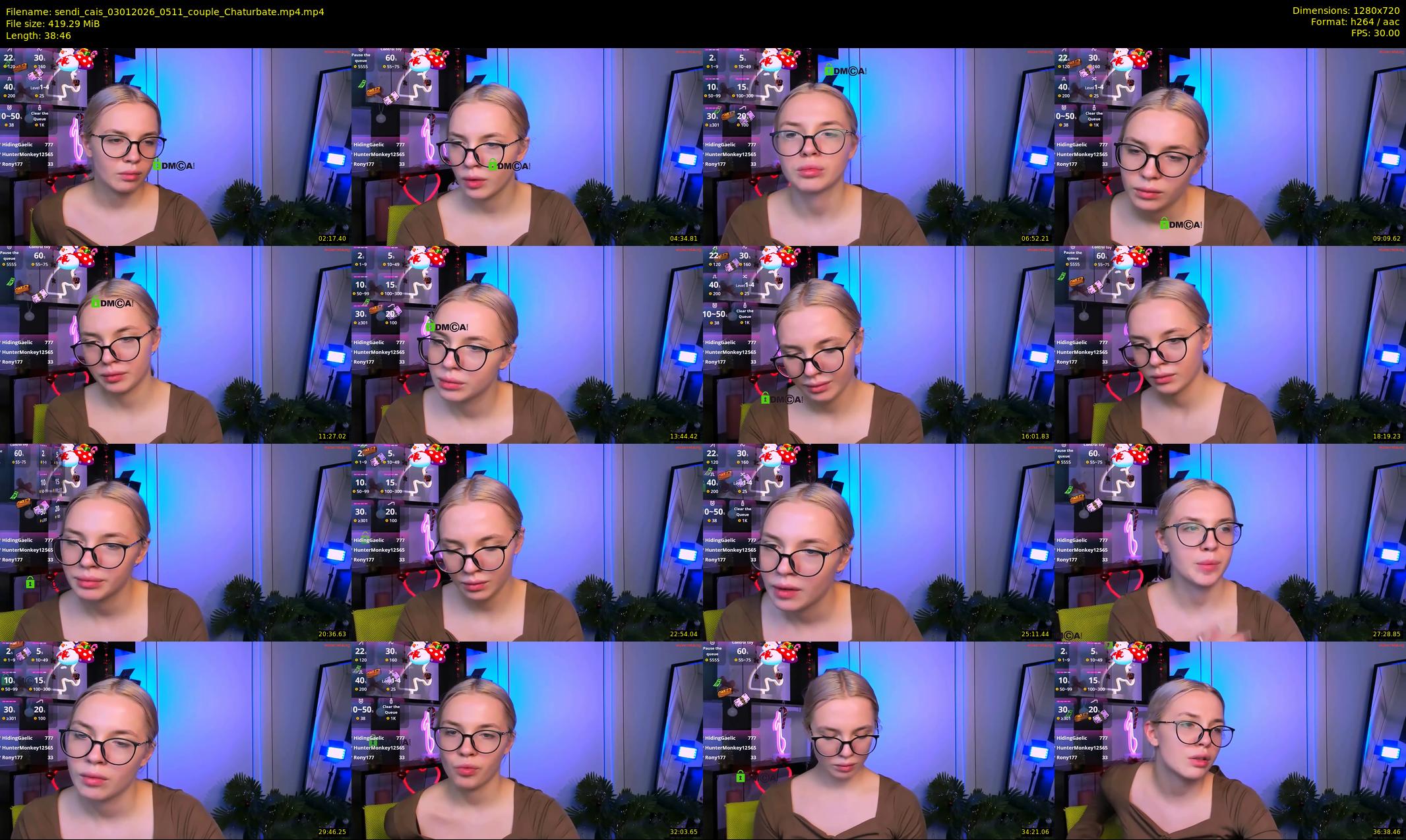 sendi_cais — 39 minute Chaturbate female cam show recording, 720p, Jan 3, 2026