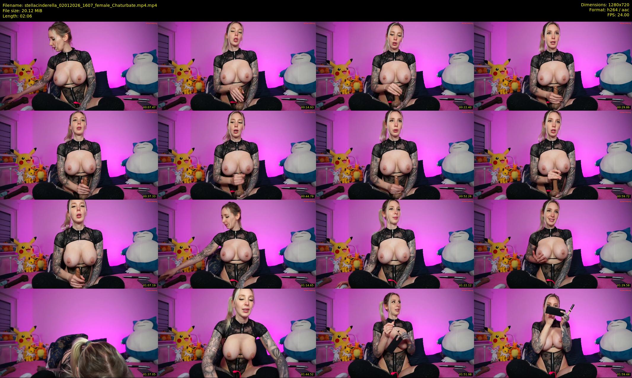 stellacinderella — 3 minute Chaturbate female cam show recording, 720p, Jan 2, 2026