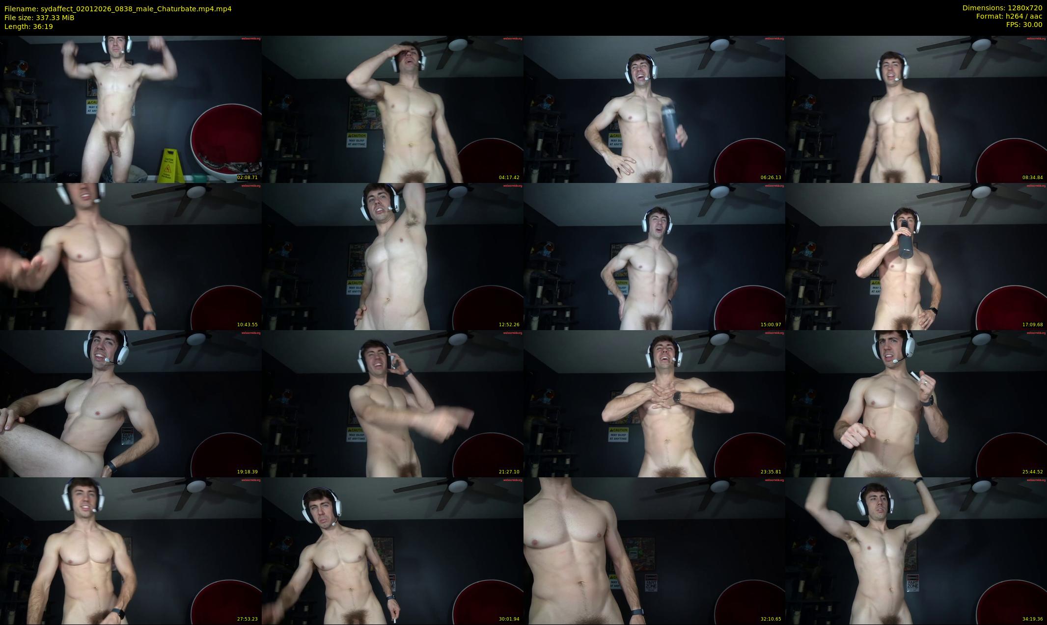 sydaffect — 37 minute Chaturbate male cam show recording, 720p, Jan 2, 2026