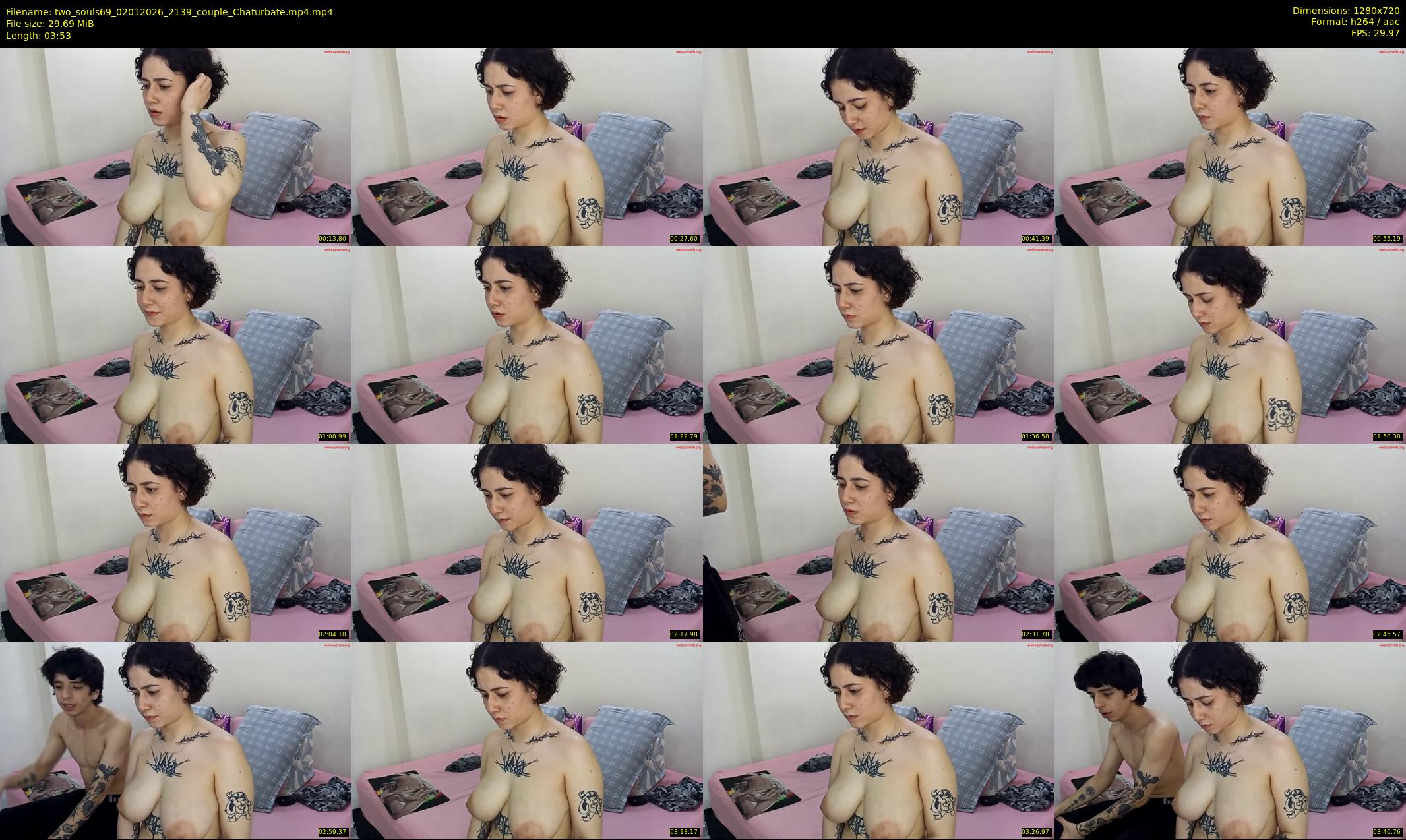 two_souls69 — 4 minute Chaturbate couple cam show recording, 720p, Jan 2, 2026