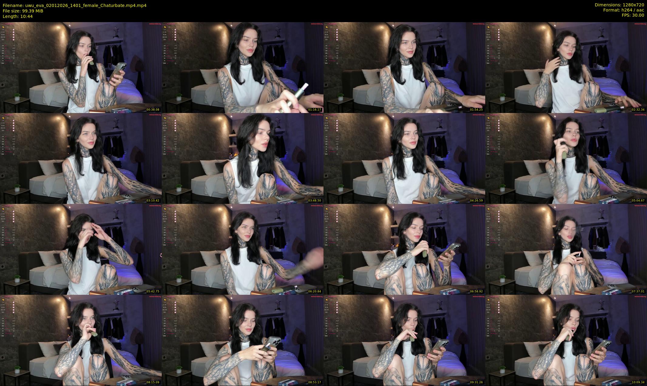 uwu_eva — 11 minute Chaturbate female cam show recording, 720p, Jan 2, 2026