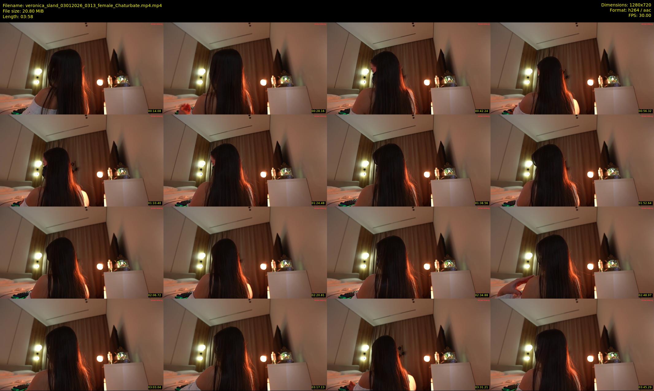 veronica_sland — 4 minute Chaturbate female cam show recording, 720p, Jan 3, 2026