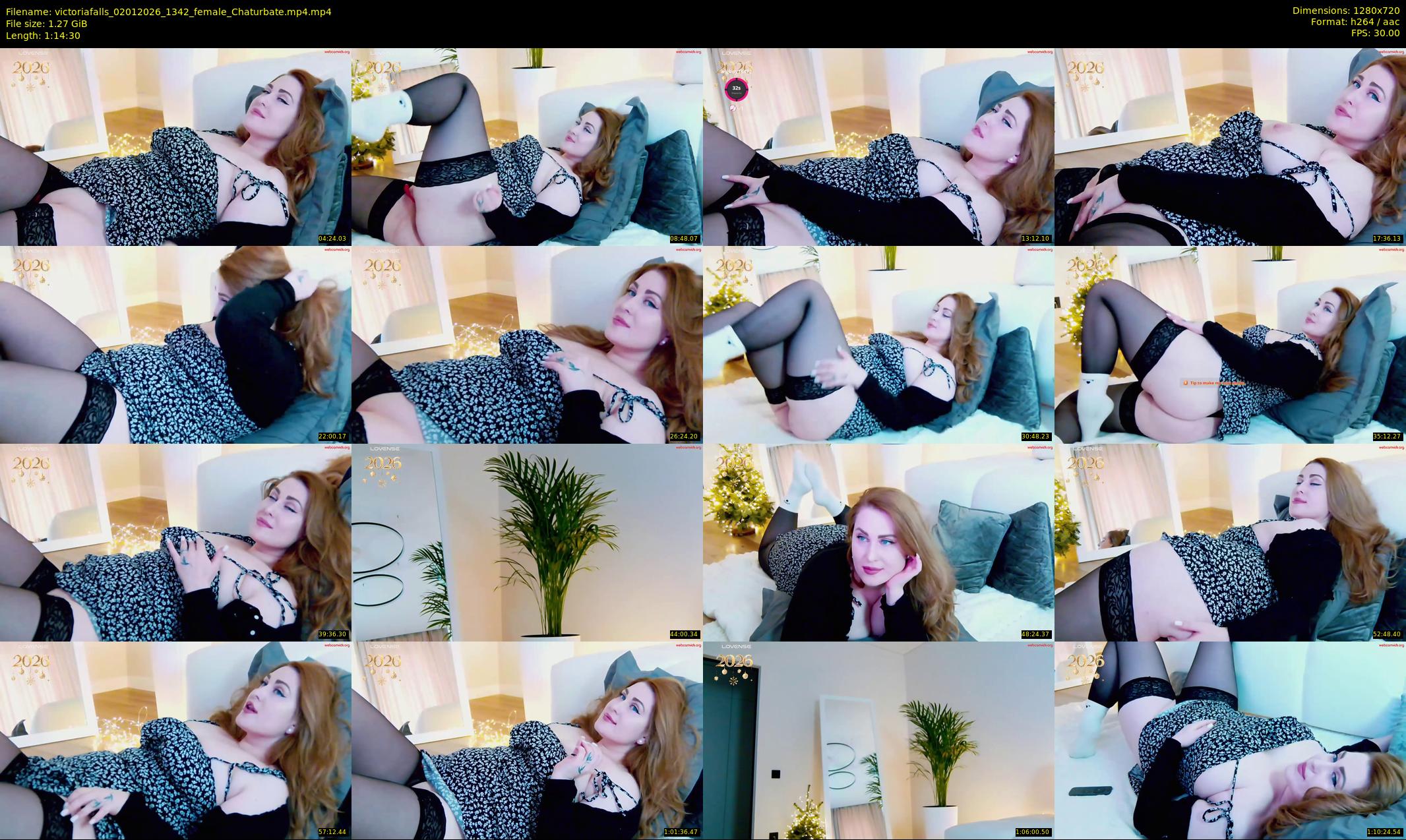 victoriafalls — 75 minute Chaturbate female cam show recording, 720p, Jan 2, 2026