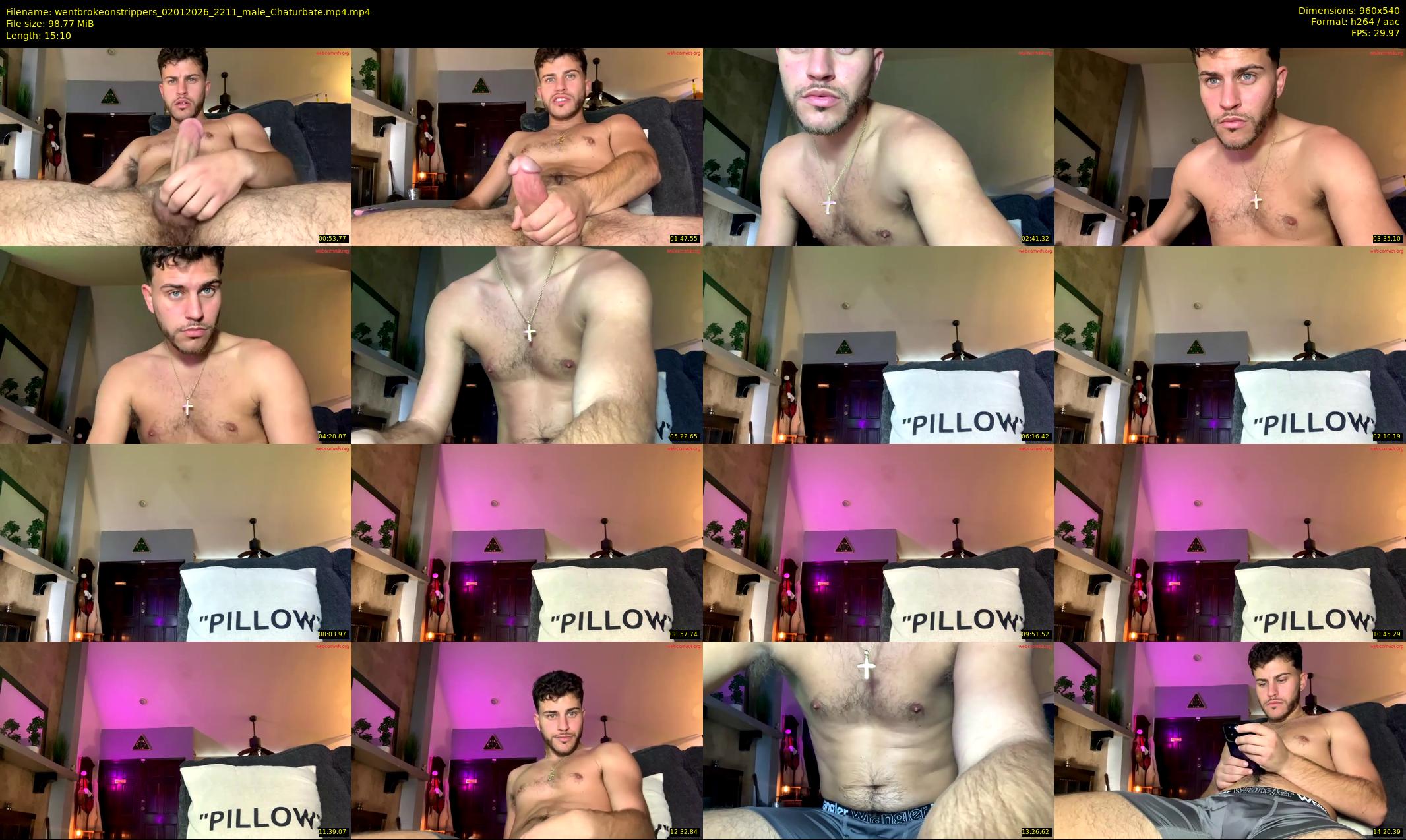wentbrokeonstrippers — 16 minute Chaturbate male cam show recording, 480p, Jan 2, 2026