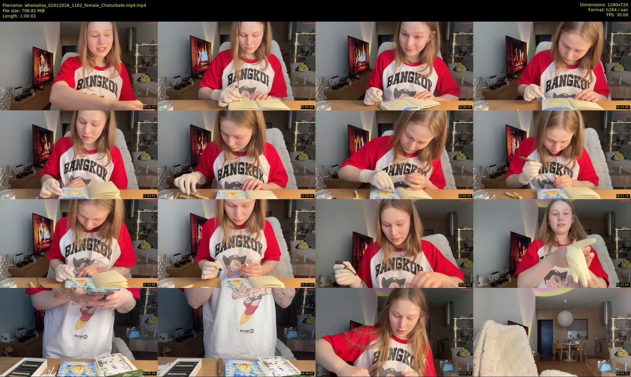 whoisalisa — 61 minute Chaturbate female cam show recording, 720p, Jan 2, 2026