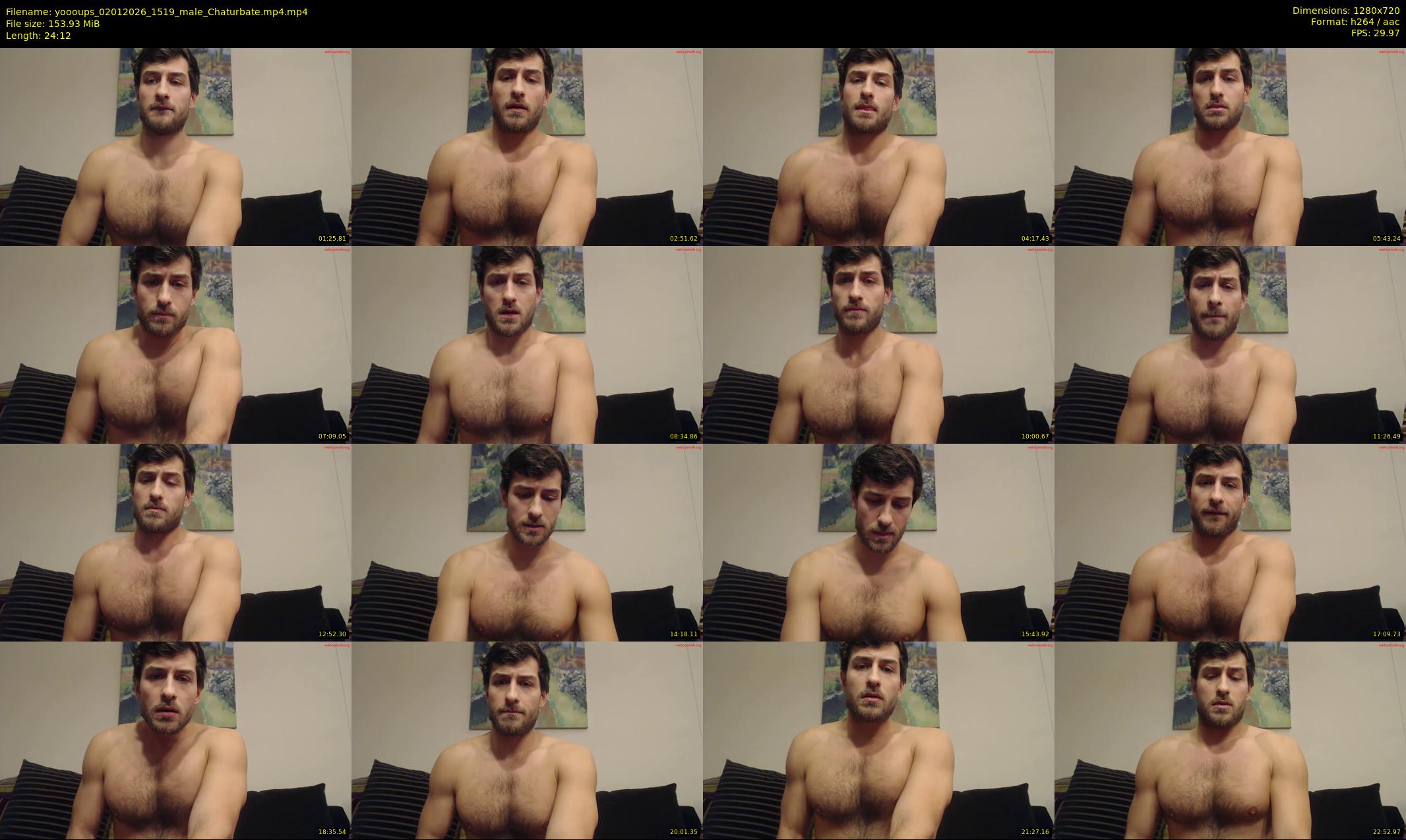 yoooups — 25 minute Chaturbate male cam show recording, 720p, Jan 2, 2026