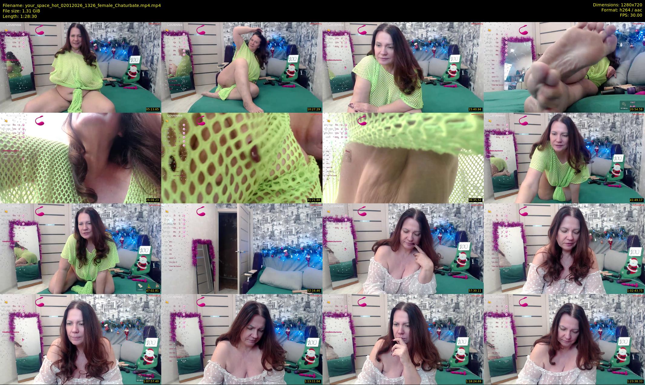 your_space_hot — 89 minute Chaturbate female cam show recording, 720p, Jan 2, 2026