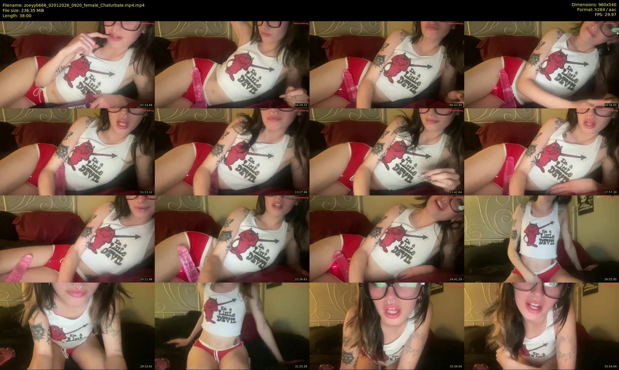 zoeyyb666 — 38 minute Chaturbate female cam show recording, 480p, Jan 2, 2026