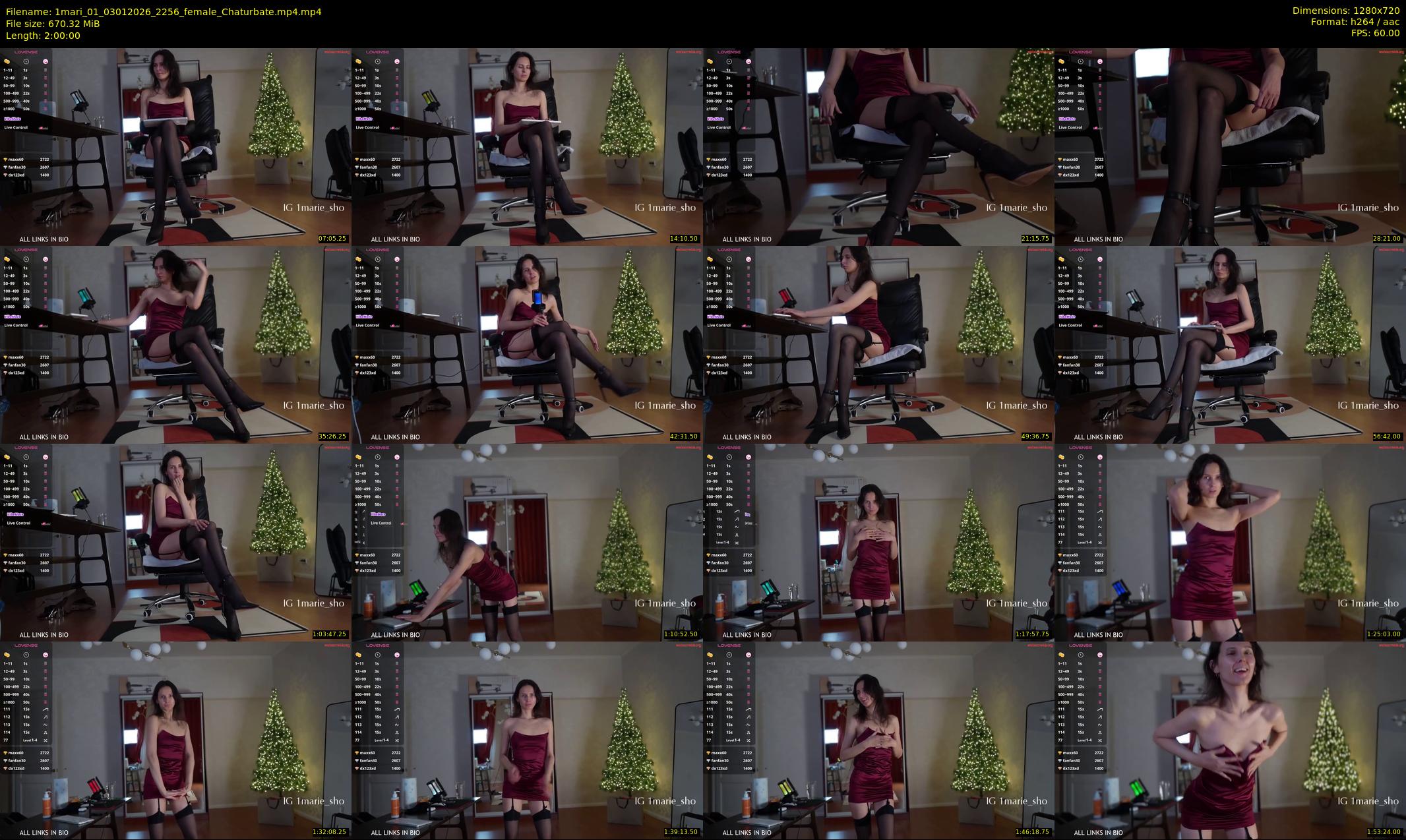 1mari_01 — 120 minute Chaturbate female cam show recording, 720p, Jan 3, 2026