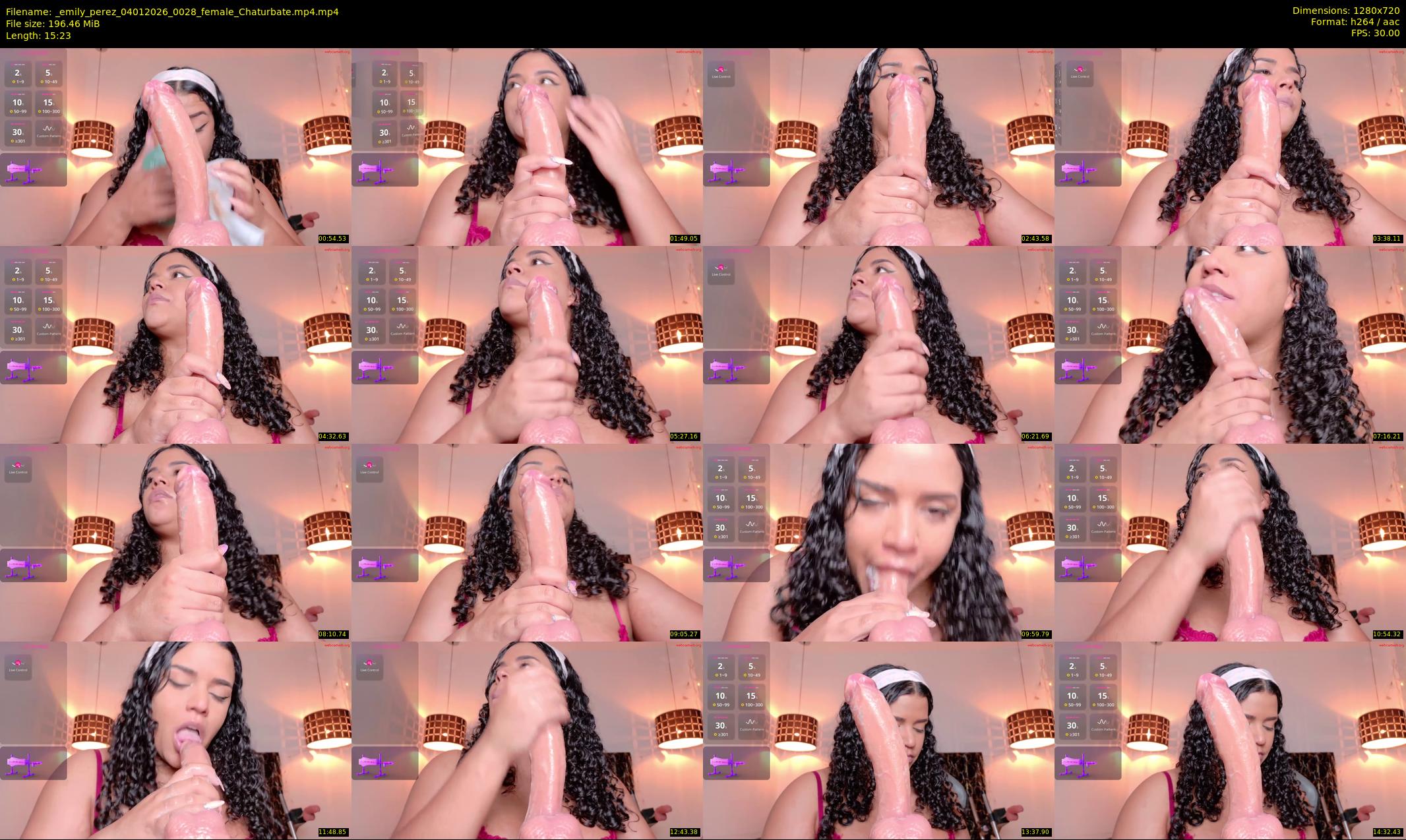 _emily_perez — 16 minute Chaturbate female cam show recording, 720p, Jan 4, 2026