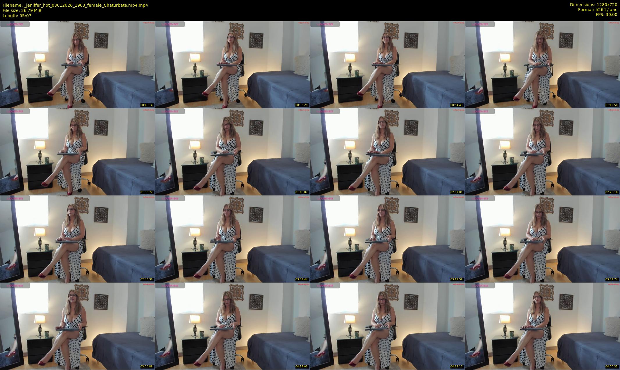 _jeniffer_hot — 6 minute Chaturbate female cam show recording, 720p, Jan 3, 2026