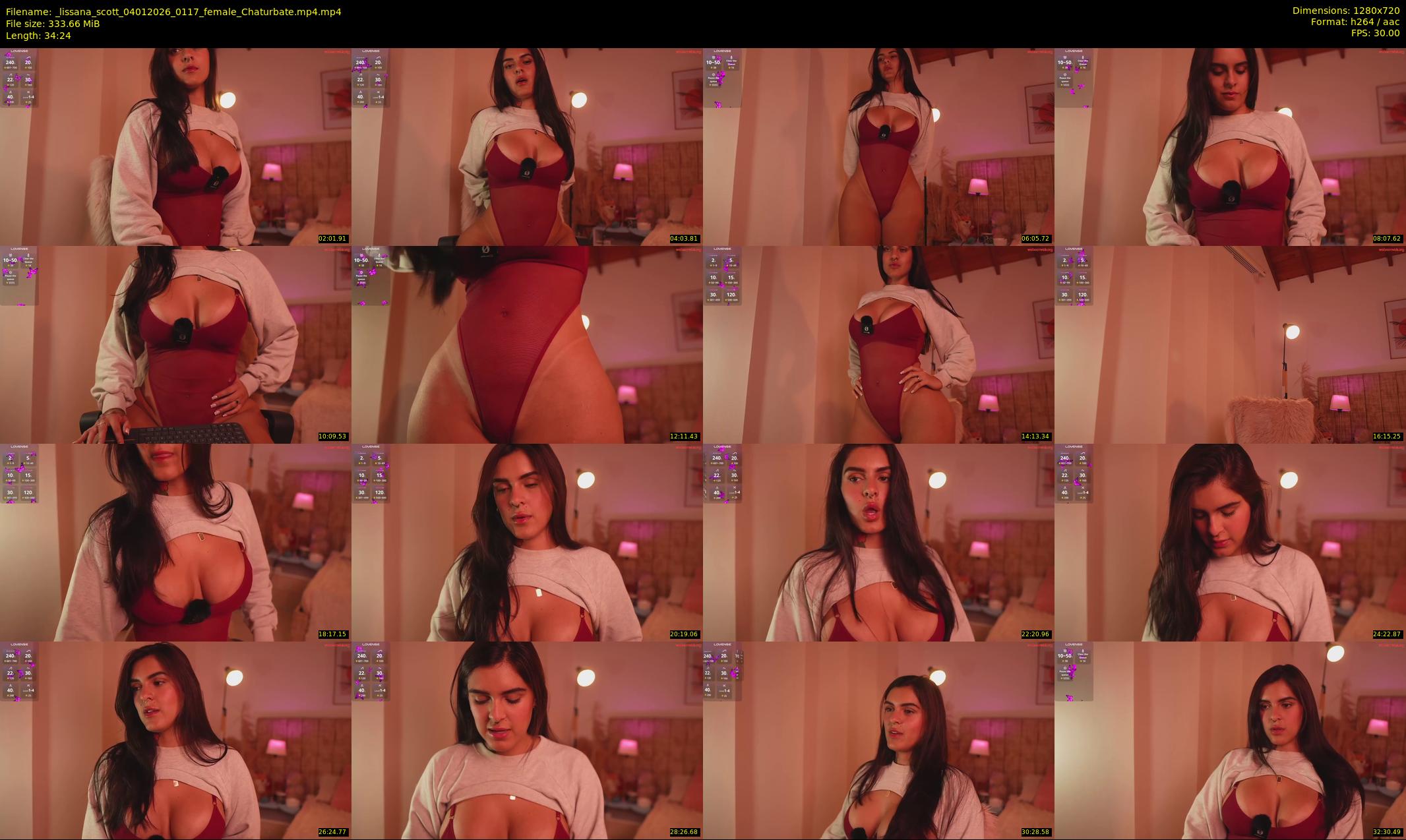 _lissana_scott — 35 minute Chaturbate female cam show recording, 720p, Jan 4, 2026