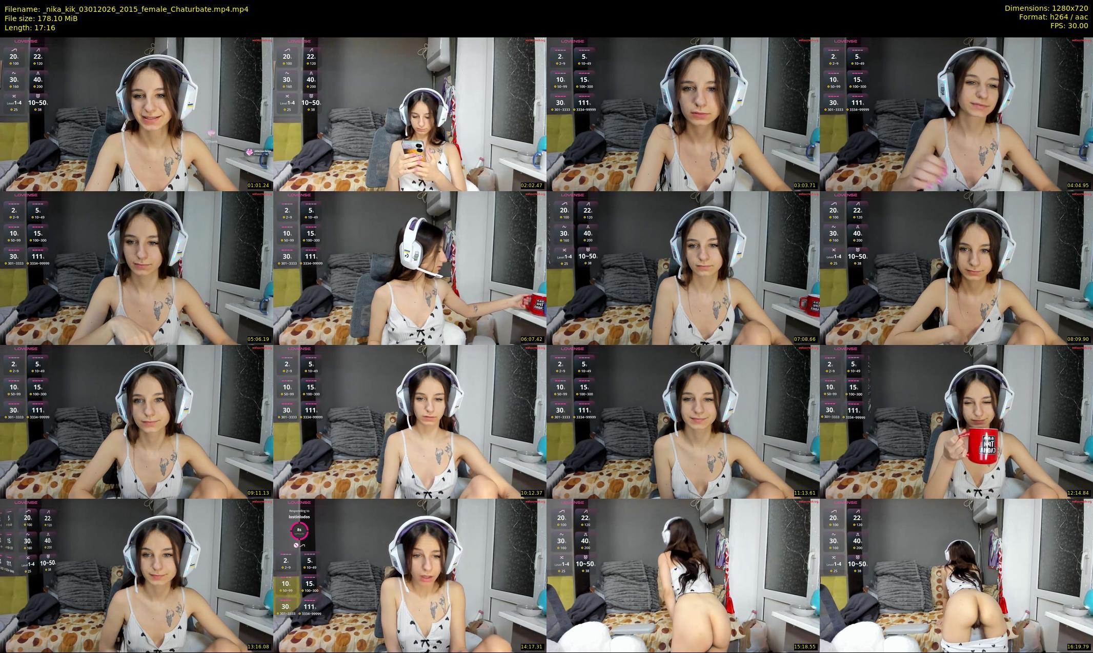 _nika_kik — 18 minute Chaturbate female cam show recording, 720p, Jan 3, 2026