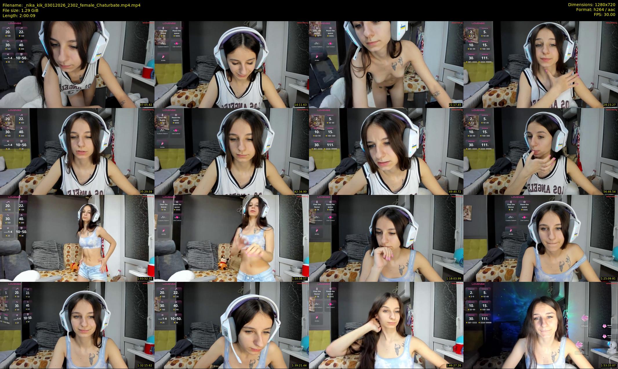 _nika_kik — 121 minute Chaturbate female cam show recording, 720p, Jan 3, 2026
