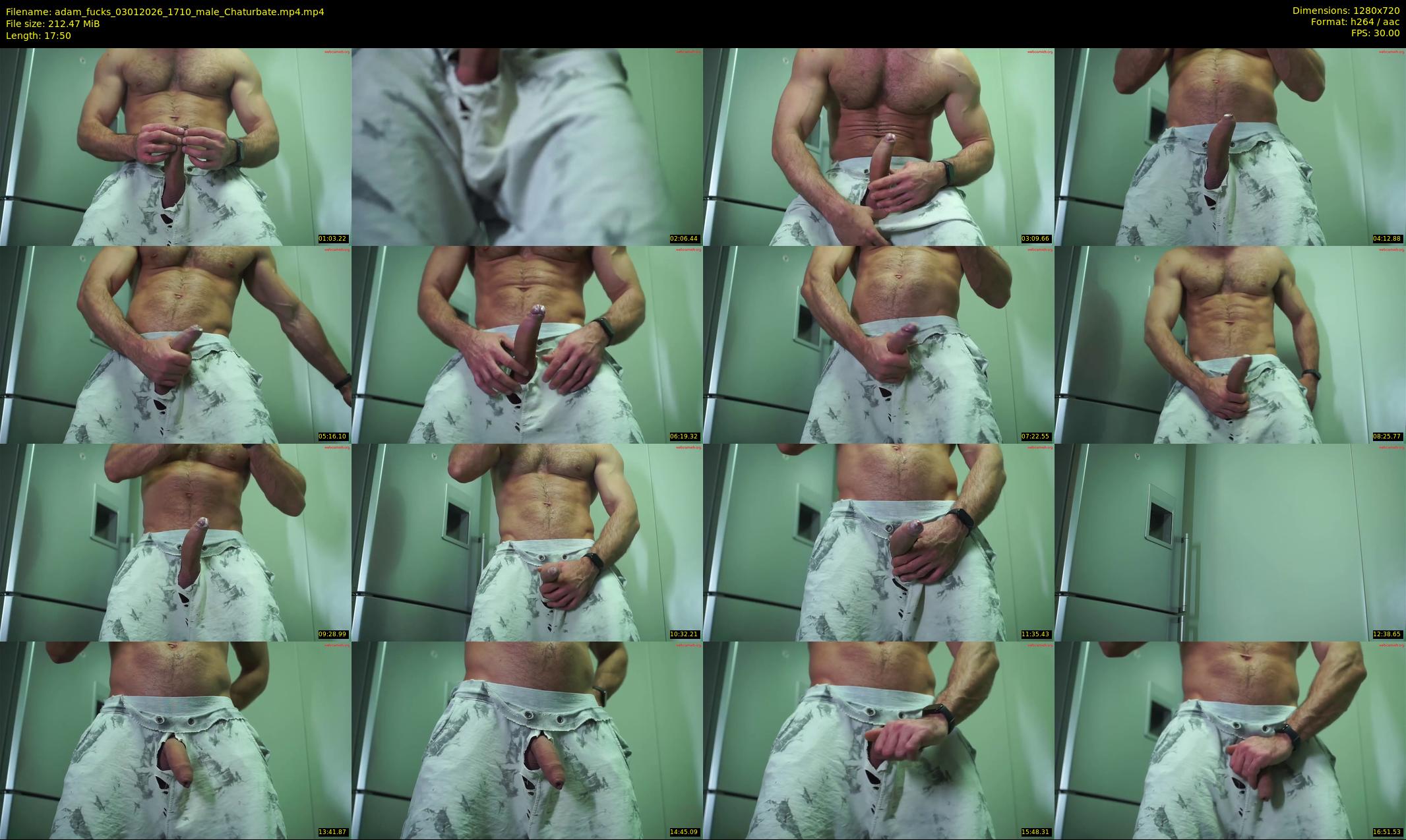 adam_fucks — 18 minute Chaturbate male cam show recording, 720p, Jan 3, 2026