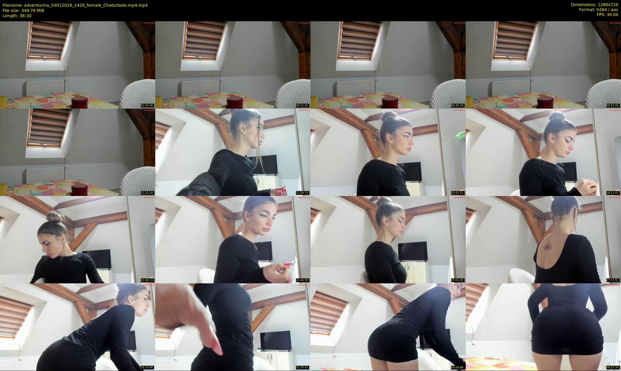 adventurina — 39 minute Chaturbate female cam show recording, 720p, Jan 3, 2026