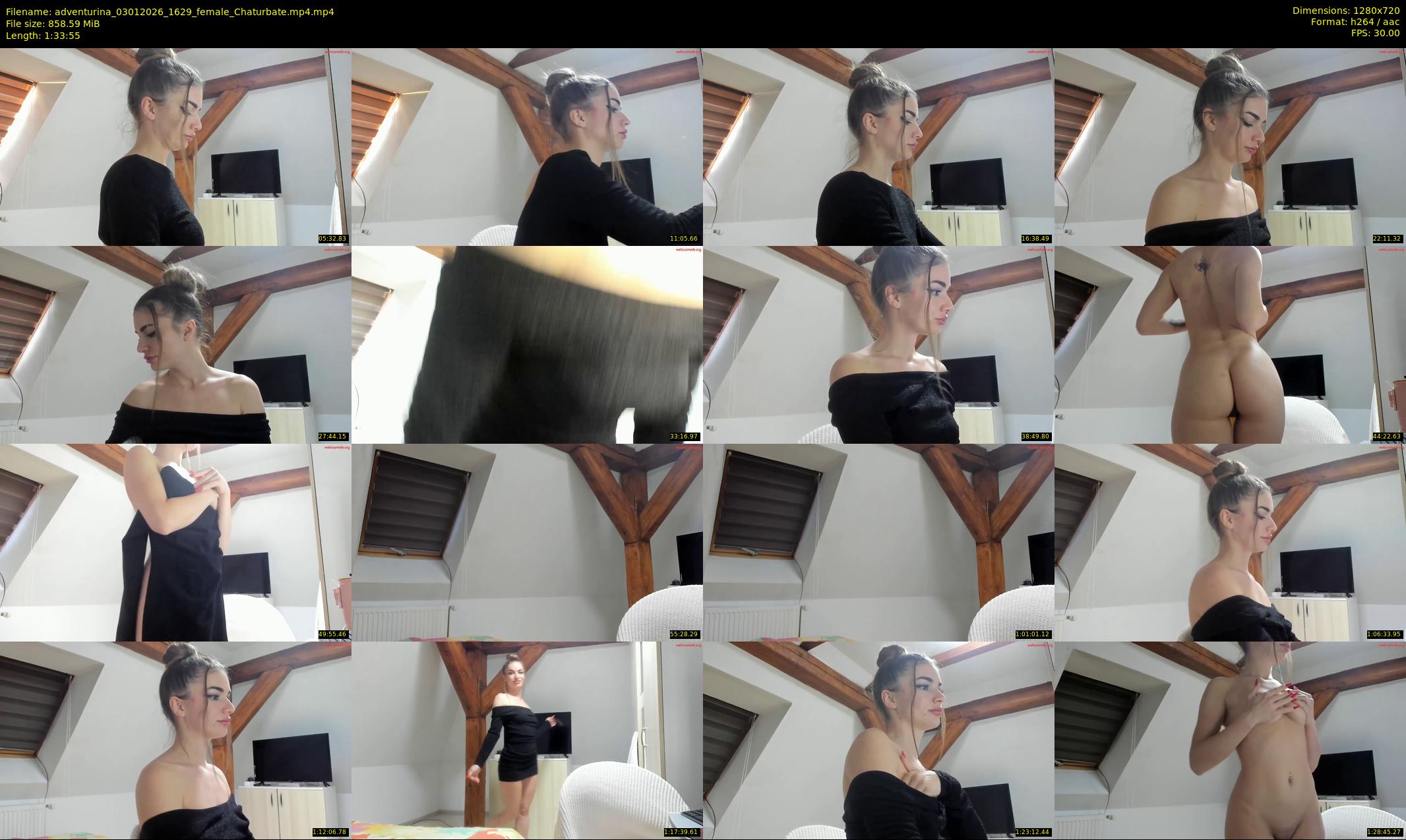 adventurina — 94 minute Chaturbate female cam show recording, 720p, Jan 3, 2026