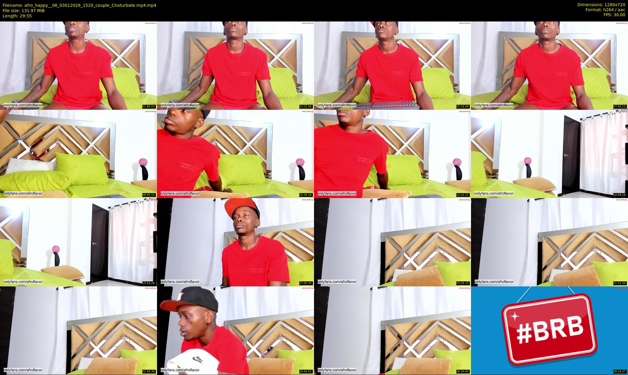 afro_happy__06 — 30 minute Chaturbate couple cam show recording, 720p, Jan 3, 2026