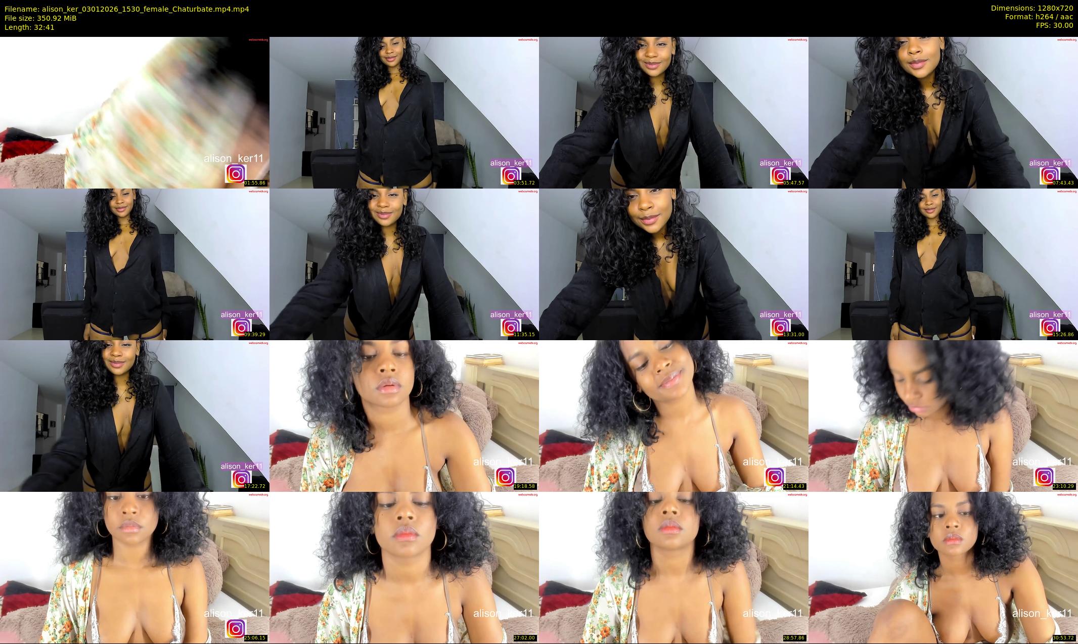alison_ker — 33 minute Chaturbate female cam show recording, 720p, Jan 3, 2026