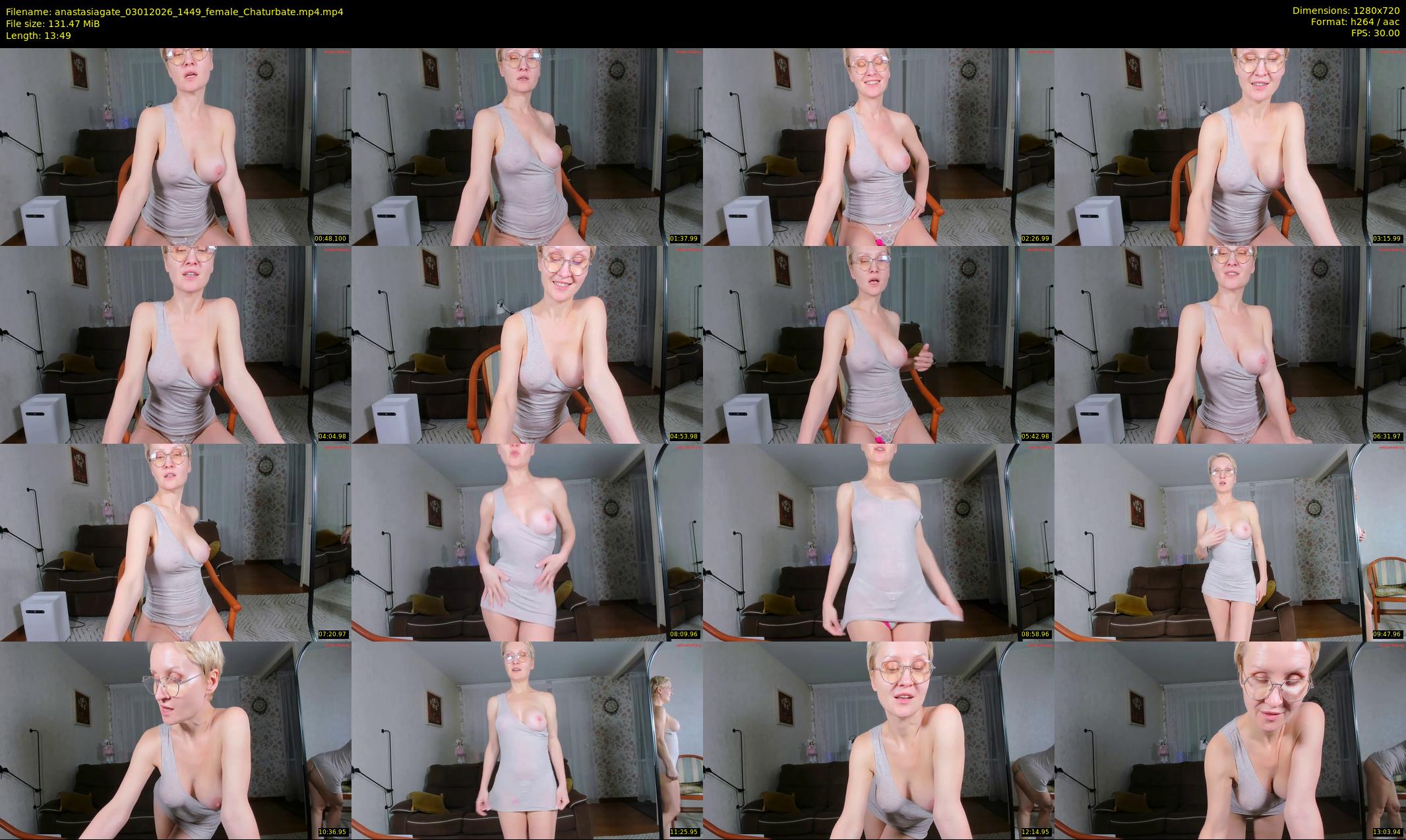 anastasiagate — 14 minute Chaturbate female cam show recording, 720p, Jan 3, 2026